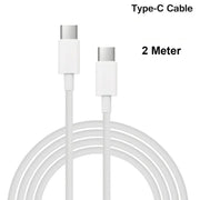 salelink.co.nz Unbranded 2M Type C to Type C Cable 2M USB C to USB C Cable 60W Fast Charging Data Sync