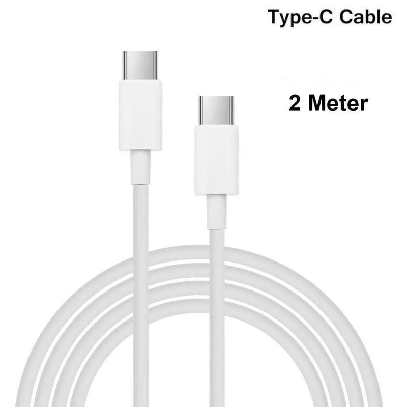 salelink.co.nz Unbranded 2M Type C to Type C Cable 2M USB C to USB C Cable 60W Fast Charging Data Sync