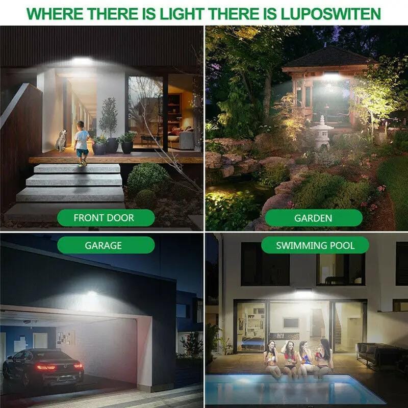 Solar Powered Motion Sensor Wall Light 118LED Outdoor Garden Lamp Waterproof – view 4