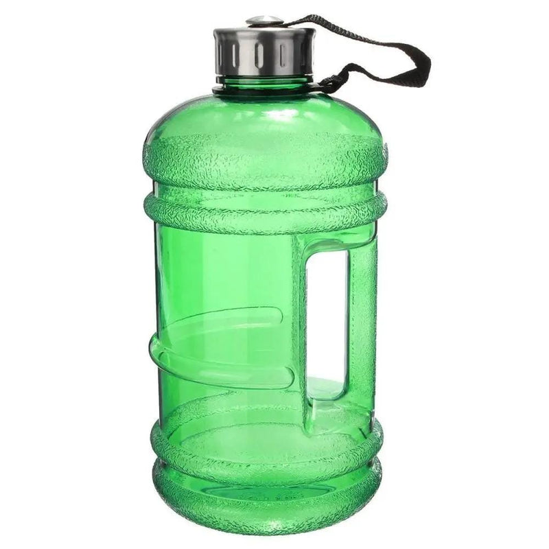 salelink.co.nz bottle 2.2L Large Water Bottle Green Two Point Two Liter Green Water Bottle With Handle