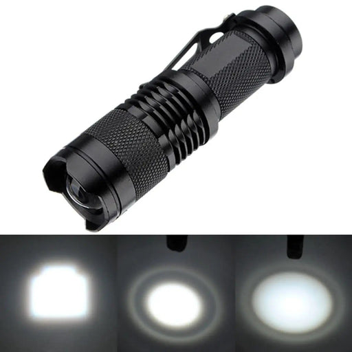 CREE Q5 LED Zoomable Focus Bright Flashlight Torch 220LM Light – view 1