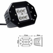 2 x 4inch LED Work Light Bar Flood 12V 24V 5" Lamp – view 6