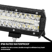 Pair 7inch Led Work Light Bar Spot Flood Offroad Driving 4wd 4x4 Reverse – view 6