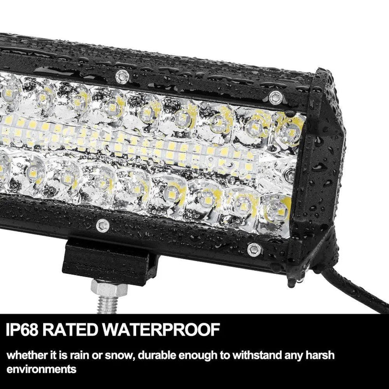 Pair 7inch Led Work Light Bar Spot Flood Offroad Driving 4wd 4x4 Reverse – view 6