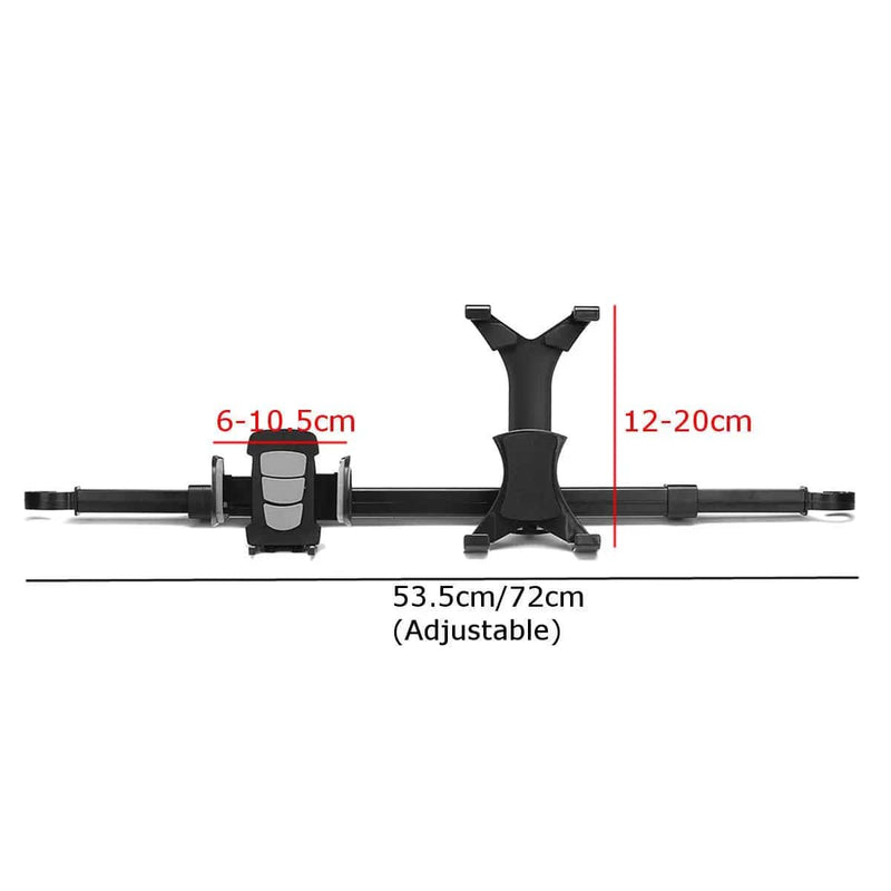 Car Seat Headrest Phone Holder Dual Mount For iPad Tablet – view 4