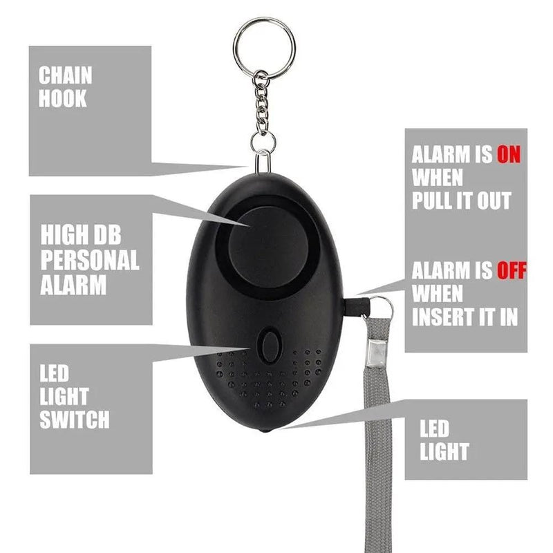 salelink.co.nz Unbranded 140dB Personal Alarm Keychain 140dB Personal Alarm Keychain | Action Outdoors NZ