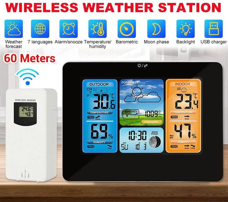 salelink.co.nz Unbranded Weather Station Black Weather Station Black | Action Outdoors NZ