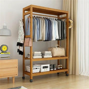 salelink.co.nz Unbranded Wooden Coat Rack on Wheels 80cm Wooden Coat Rack on Wheels 80cm | Action Outdoors NZ