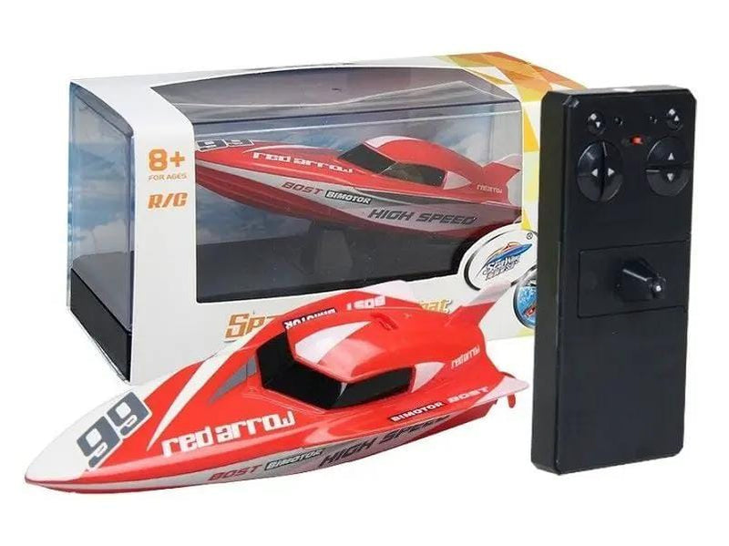 dealonline.co.nz dealonlinenz Remote Control Racing Boat - RED Mini Remote Control Racing Boat Red Built In Battery