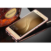 salelink.co.nz Unbranded Huawei P9 Case Huawei P9 Case 2 In 1 Hybrid Aluminum Mirror Back