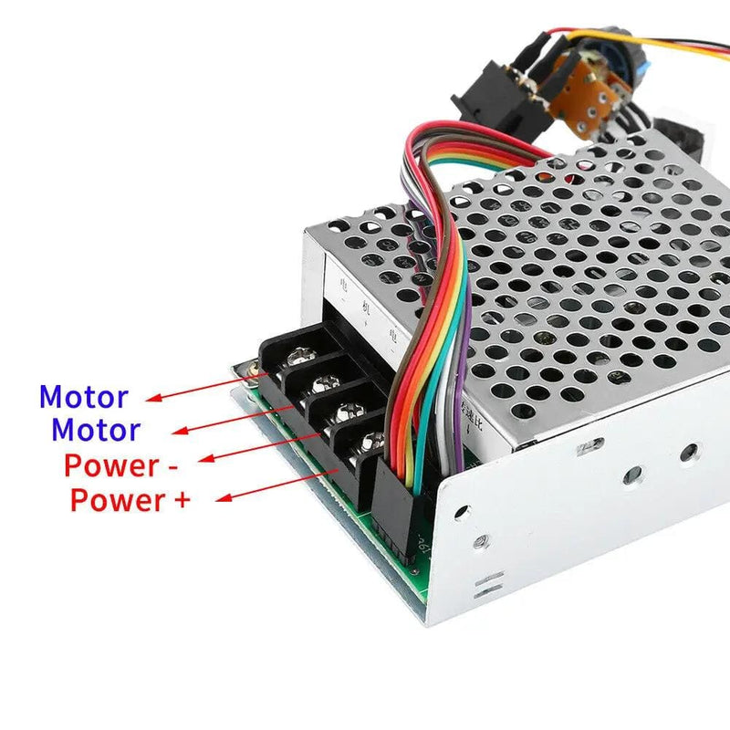 DC Motor Speed Controller 10V To 55V 60A PWM CW CCW Reversible – view 2