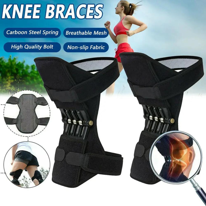 Knee Leg Stabilizer Pads Lift Joint Support Powerful Rebound Spring Force – view 3