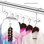 2PCS Space Saver Saving Metal Magic Hanger Clothes Closet Organize Hook – view 4