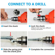 16mm Plumber Drain Pipeline Sewer Cleaner 12M Drill Bit for Snake Pipe Drill Kit – view 3