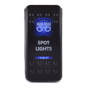 Rocker Switch SPOT LIGHTS - Blue - LED 4x4 Boat Caravan Marine 12v – view 1