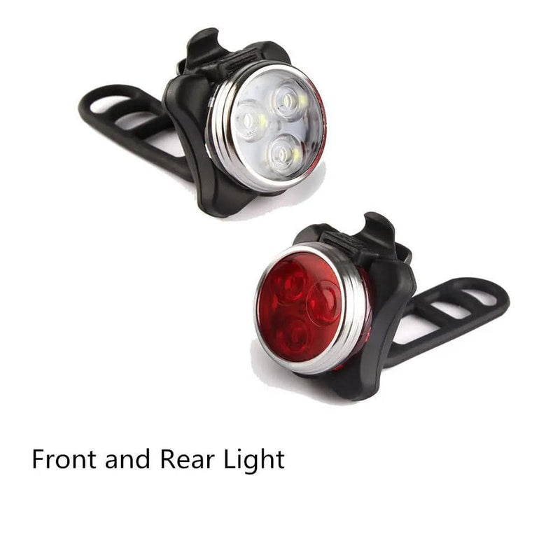 Bicycle Bike Lights Front Rear Tail Light Lamp – view 3