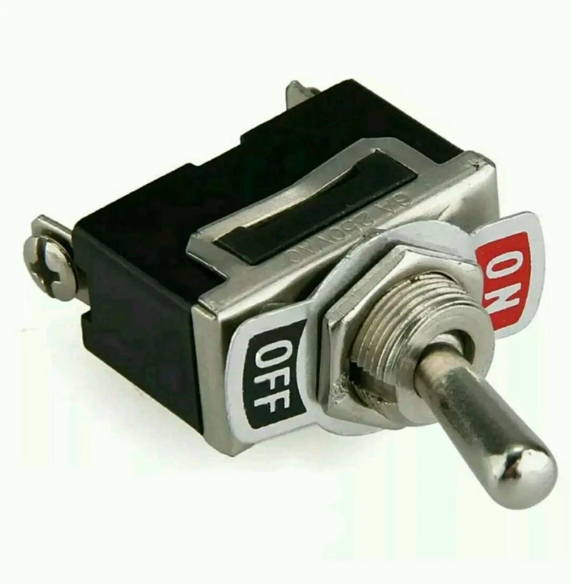 1 x 12V Heavy Duty Toggle Flick Switch ON/OFF Car Dash Light Metal SPST 12 Volt – view 2