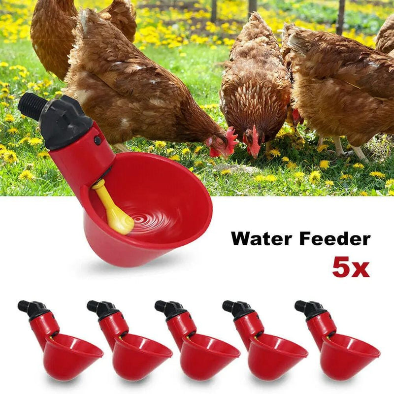 Automatic Poultry Water Drinking Cups for Chickens and Birds – view 2