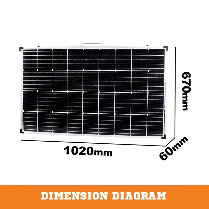 salelink.co.nz Unbranded 300W Folding Solar Panel 300W Folding Solar Panel Kit With Stand For Camping