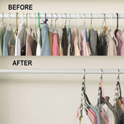 2PCS Space Saver Saving Metal Magic Hanger Clothes Closet Organize Hook – view 5