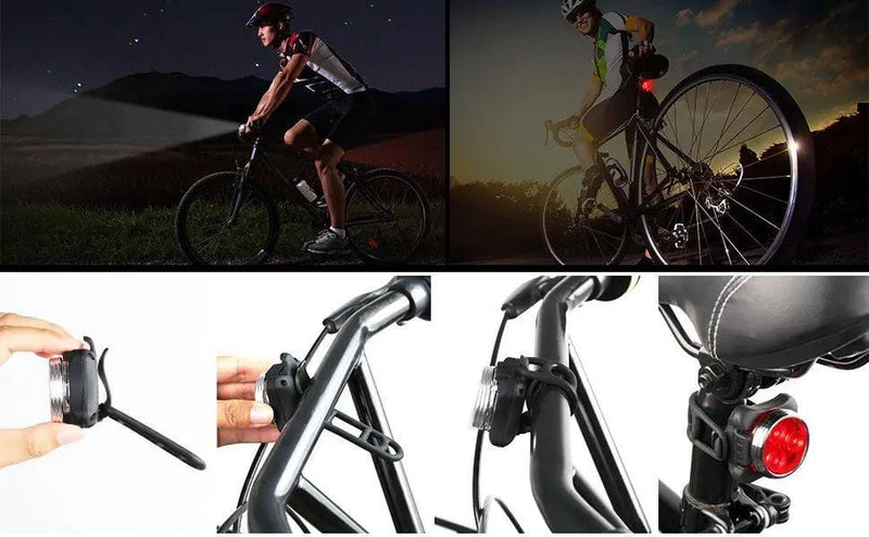 Bicycle Bike Lights Front Rear Tail Light Lamp – view 7