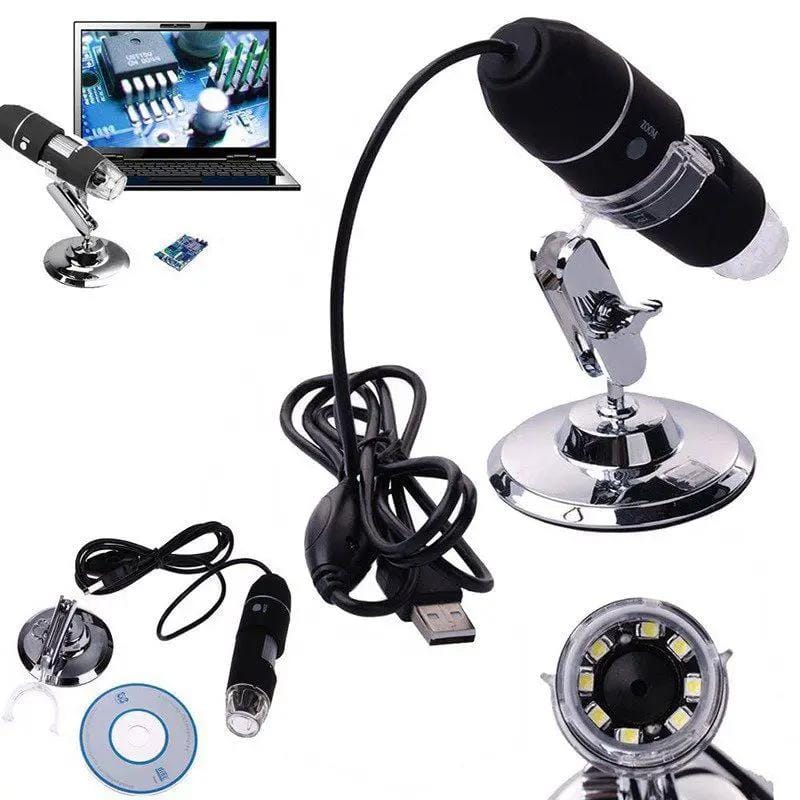 1000x 8-LED USB Digital Microscope Endoscope Magnifier Electronic Video Camera – view 1