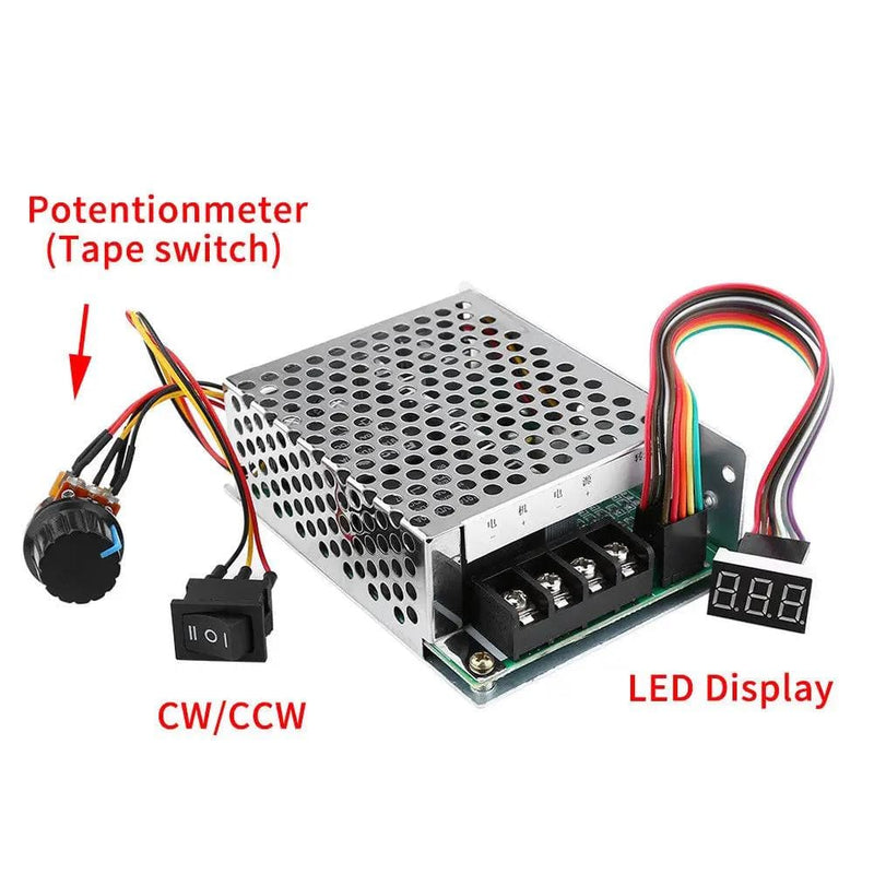 DC Motor Speed Controller 10V To 55V 60A PWM CW CCW Reversible – view 3