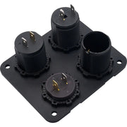 4 Way DC 12V to 24V Car Lighter Socket with Dual USB Charger and Voltmeter – view 4
