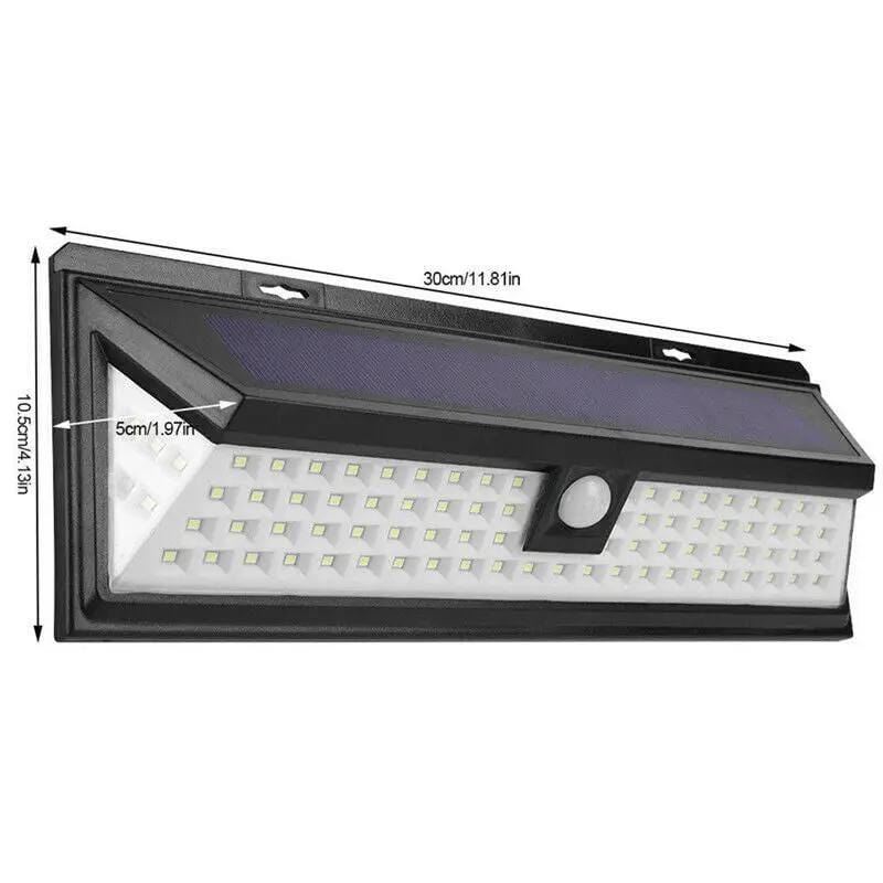 Solar Powered Motion Sensor Wall Light 118LED Outdoor Garden Lamp Waterproof – view 5