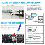 16mm Plumber Drain Pipeline Sewer Cleaner 12M Drill Bit for Snake Pipe Drill Kit – view 4