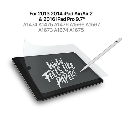 iPad Air1 2, iPad Pro 9.7, 2017/2018 9.7 Paper Feel Film Screen Protector – view 2