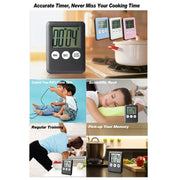 BLUE Magnetic Kitchen LCD Digital Timer – view 2