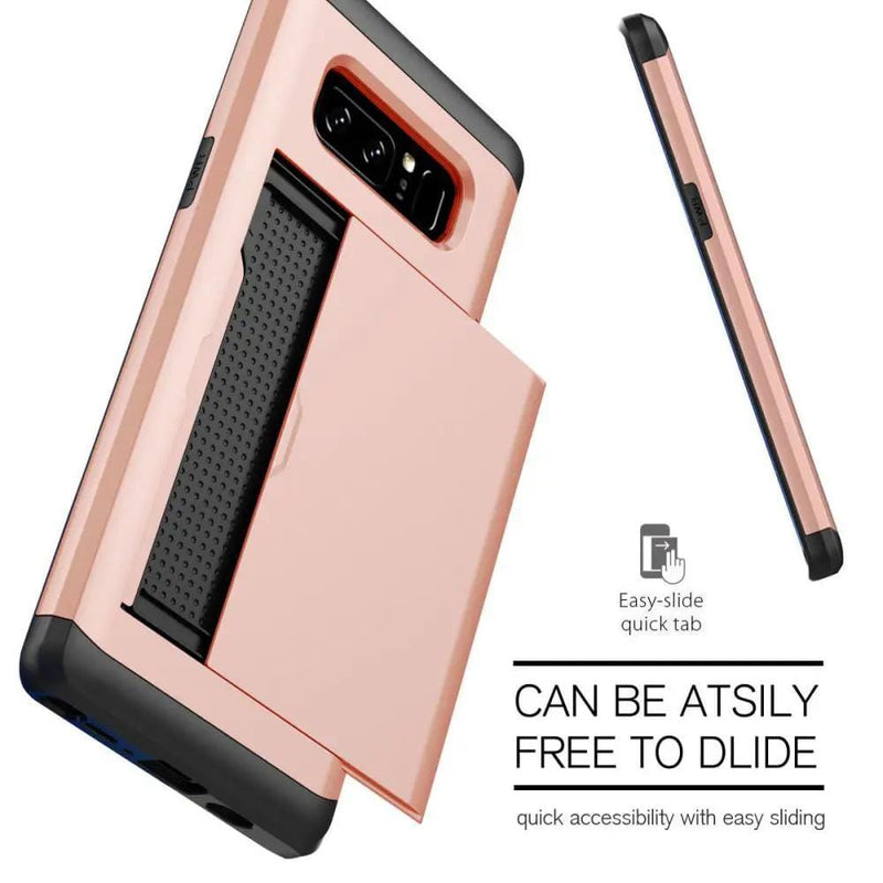 salelink.co.nz Unbranded Samsung S8 Case Samsung Galaxy S8 Dual Layer TPU Case With Card Slots