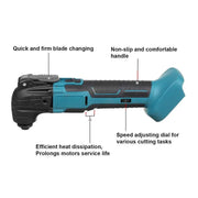 Cordless Oscillating Multi tool Variable Speed Blade Fits Makita 18V Battery – view 4
