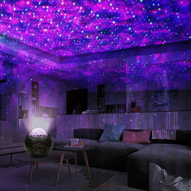 salelink.co.nz Unbranded Galaxy Starry Projector Light Galaxy Starry Night Projector With Ocean Wave LEDs