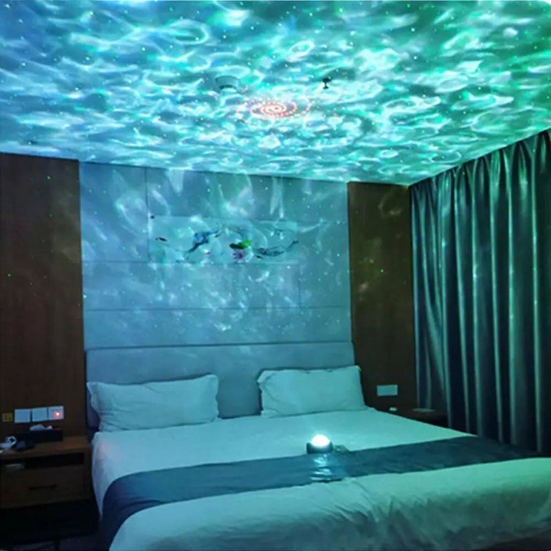 salelink.co.nz Unbranded Galaxy Starry Projector Light Galaxy Starry Night Projector With Ocean Wave LEDs