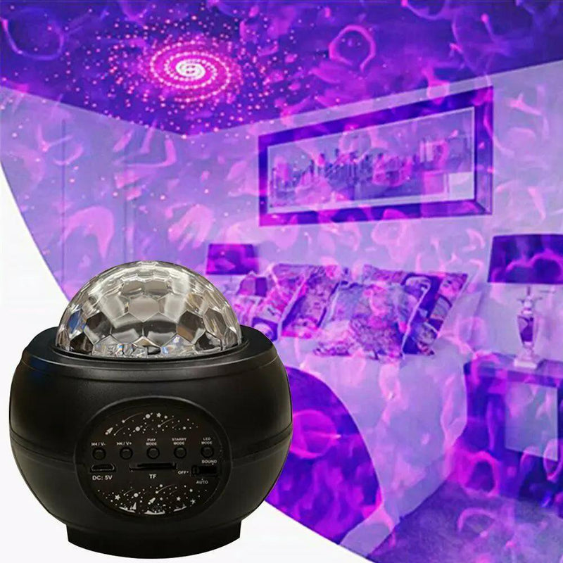 salelink.co.nz Unbranded Galaxy Starry Projector Light Galaxy Starry Night Projector With Ocean Wave LEDs