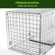 salelink.co.nz Unbranded Animal Trap 79x28x33cm Possum Trap Animal Trap 79x28x33cm Possum Trap | Action Outdoors NZ