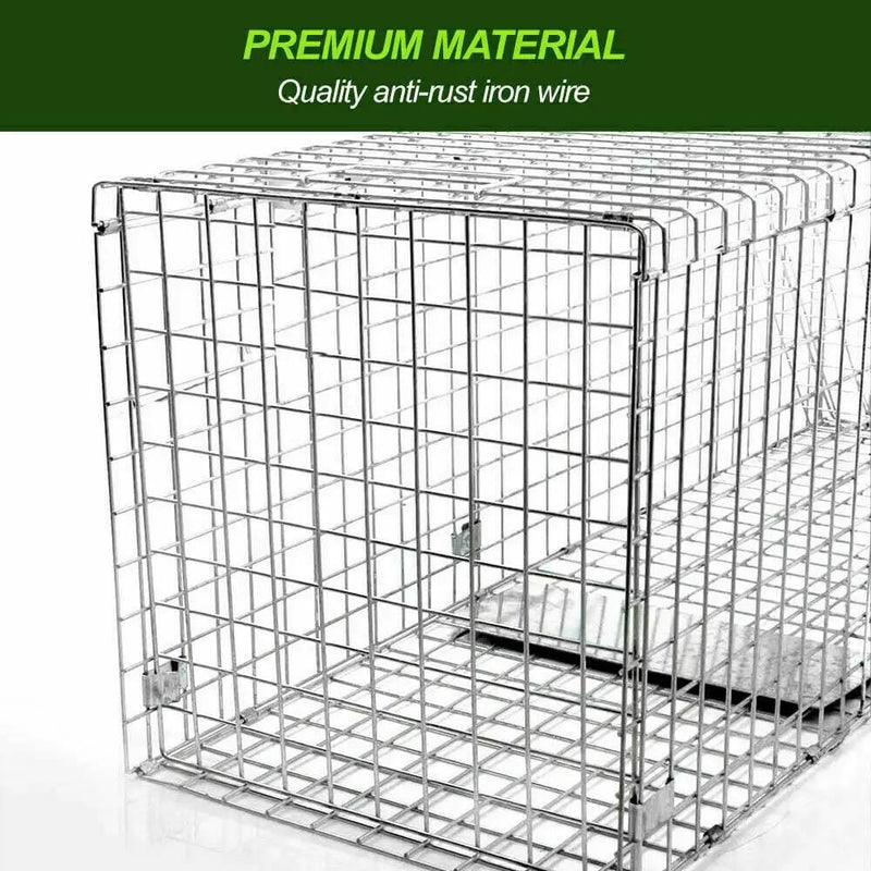 salelink.co.nz Unbranded Animal Trap 79x28x33cm Possum Trap Animal Trap 79x28x33cm Possum Trap | Action Outdoors NZ