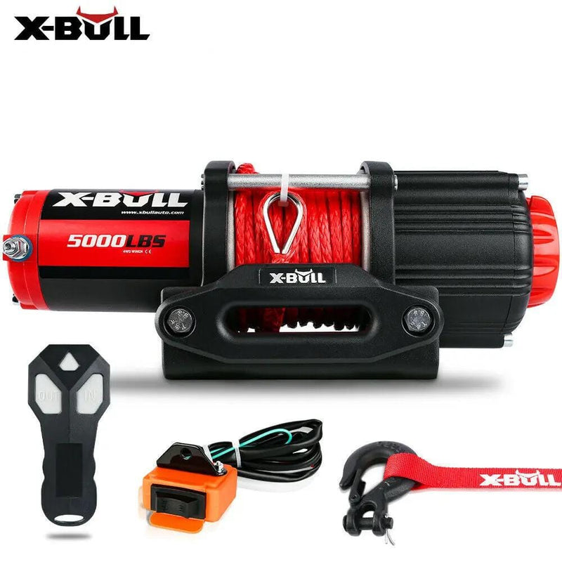 salelink.co.nz X-BULL X-Bull Electric Winch 5000LBS X-Bull Electric Winch 5000LBS | Action Outdoors NZ