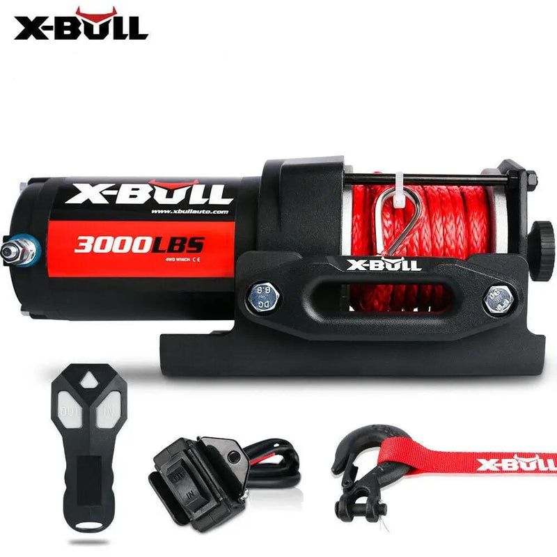 salelink.co.nz X-BULL X-Bull Electric Winch 3000LBS X-Bull Electric Winch 3000LBS | Action Outdoors NZ