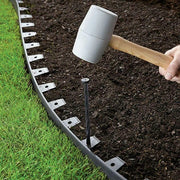 salelink.co.nz Unbranded 5M Lawn Edging Border Flexible Garden Path Landscape 5M HDPE Lawn Edging Border Kit With Stakes