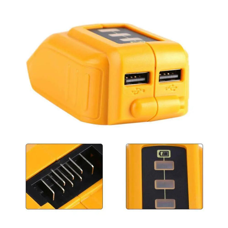 Dewalt DCB090 USB Charger Adapter Two USB Ports LiIon Power Bank – view 1