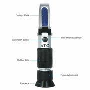Brix Refractometer ATC 0-32% Specific Gravity Hydrometer For Homebrew Beer Wort – view 5