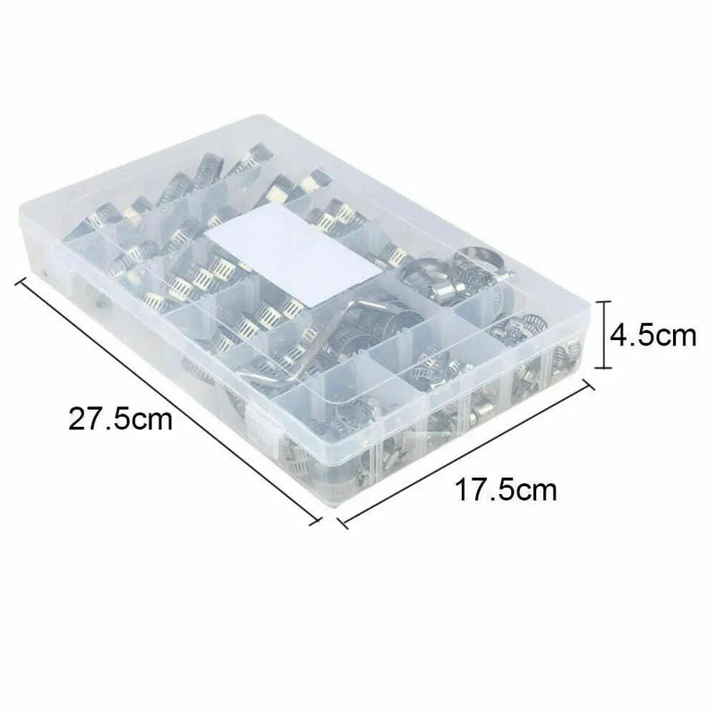 90PCS Hose Pipe Clamps Clips 8-32MM + Z Shaped Tool – view 3