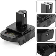 DEWALT Milwaukee to RYOBI Battery Adapter Converter – view 1