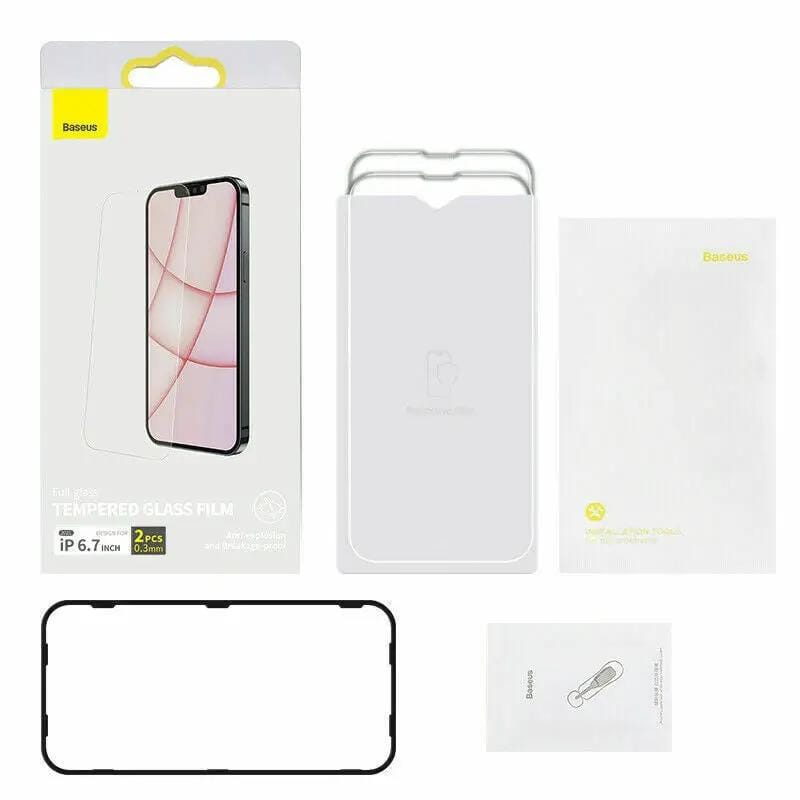 Baseus 2PCS iPhone 13 Pro Max Tempered Glass Screen Protector – view 4