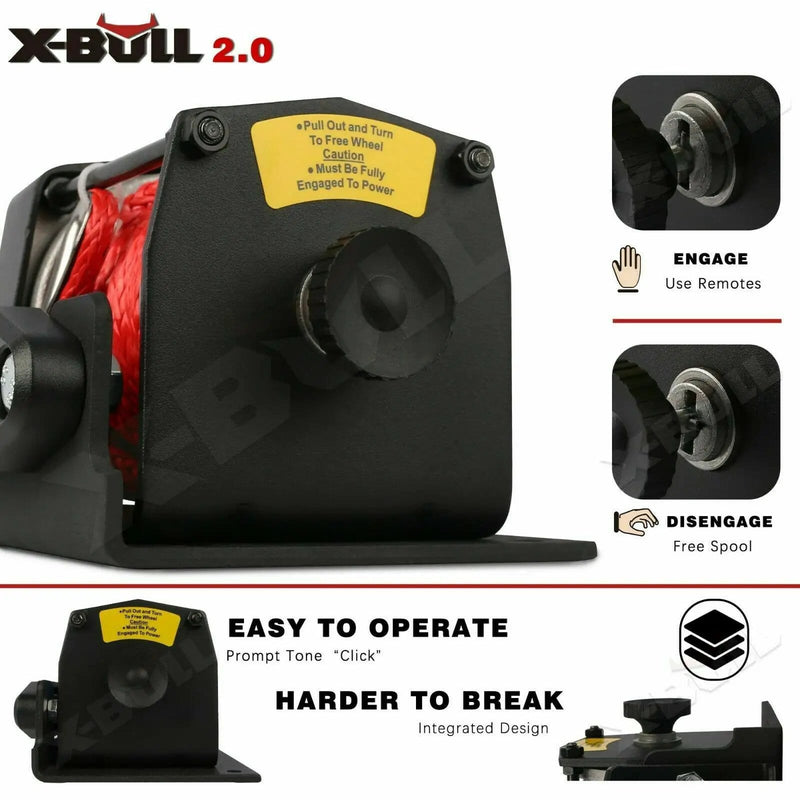 salelink.co.nz X-BULL X-Bull Electric Winch 3000LBS X-Bull Electric Winch 3000LBS | Action Outdoors NZ
