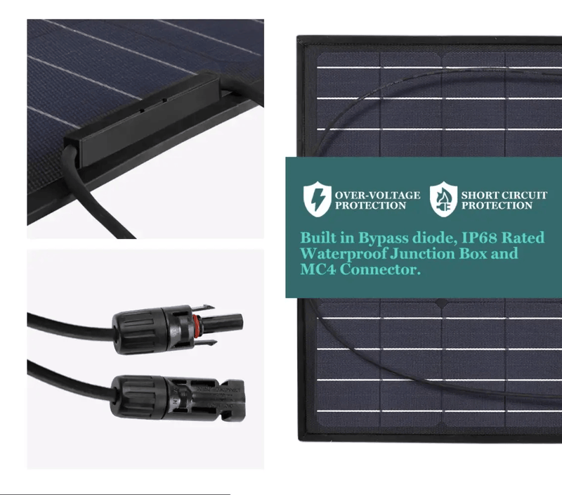 120W Flexible Solar Panel Anti-Cracking Film – view 3