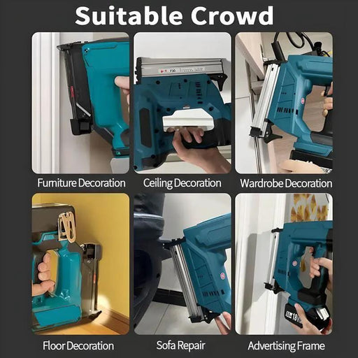 Cordless Brad Nailer Finish Nail Gun Fits Makita 18V (No Battery) – view 2